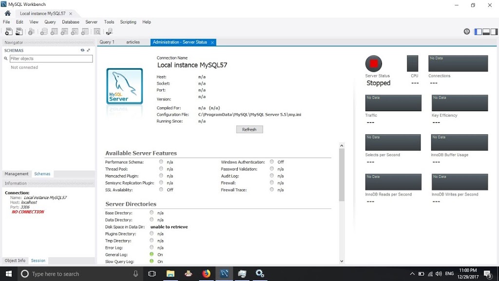 Read more about the article Can’t connect to mysql server [solution]